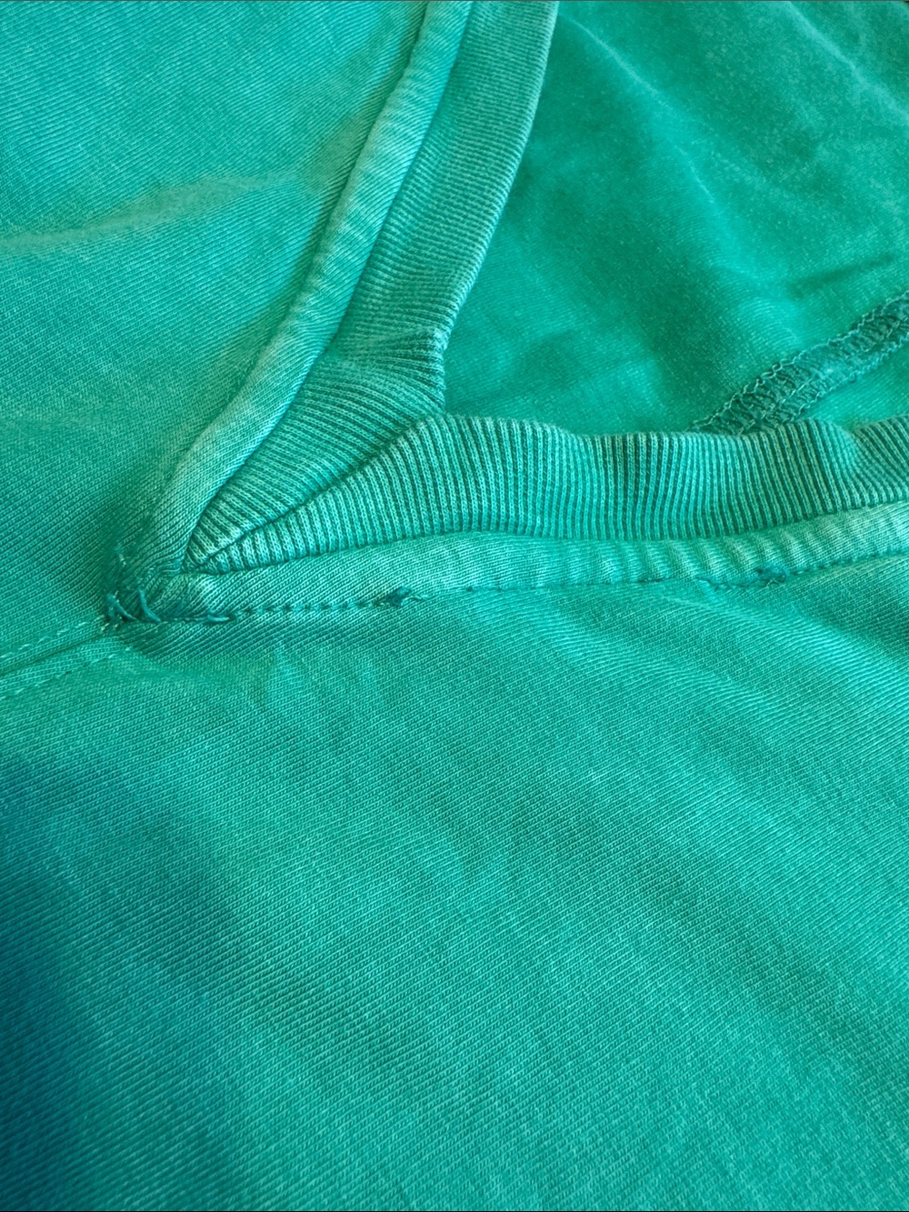 Free People Movement romper tee in green sheen. - Picture 6 of 7